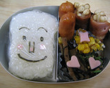 幼稚園のお弁当　４月作り方3写真