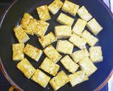 木綿豆腐･きのこ･ベーコンバター醤油焼き作り方4写真