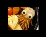 秋のキャラ弁☆簡単みのむしさん作り方5写真