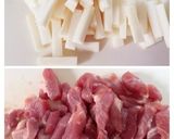 パパッと一品！大根と豚肉の甘辛炒め作り方1写真