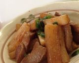 パパッと一品！大根と豚肉の甘辛炒め作り方5写真