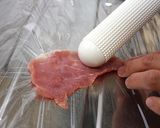 長岡ポークの和風サルティンボッカ作り方1写真
