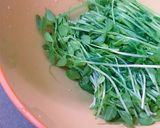 レンジで1分♪豆苗とちくわのマヨポンあえ作り方1写真