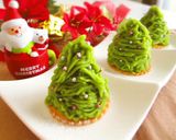 クリスマスリースな抹茶薩摩芋モンブラン★作り方9写真