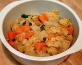 野菜の煮物でリメイク②カレー炒飯☆作り方2写真