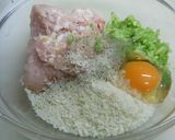 和風おろしだれたっぷり★鶏つくねバーグ★作り方3写真