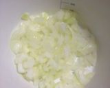 離乳食 玉ねぎとお麩の昆布だし和え作り方1写真