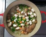 鶏レモンスープ☆冬のミネストローネ作り方5写真