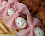 キャラ弁 簡単 うずらちゃん作り方4写真