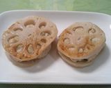 楽して美味しい！鶏団子のれんこん挟み作り方4写真
