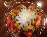 簡単♪*トマトとかぼちゃのサラダ*作り方5写真