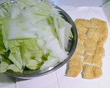 白菜と揚げの煮びたし★ヘルシー薄味仕上げ作り方1写真
