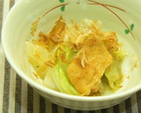 白菜と揚げの煮びたし★ヘルシー薄味仕上げ作り方5写真
