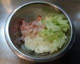 フライパン不要！お弁当用オムライス作り方1写真