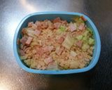 フライパン不要！お弁当用オムライス作り方2写真