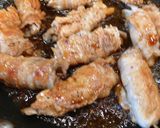 豚肉舞茸巻オイスターソース風味❀作り方3写真