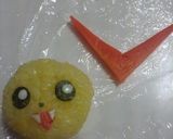 ポケモン ビクティニのキャラ弁作り方5写真
