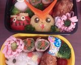 ポケモン ビクティニのキャラ弁作り方6写真