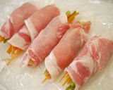 冷蔵庫にある野菜で☆節約肉巻きフライ作り方5写真