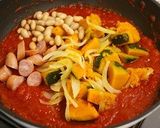 南瓜と大豆のトマトシチュープレート作り方3写真
