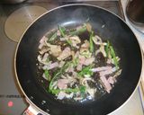 タラコと梅の和風パスタ作り方2写真