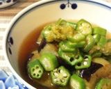 茄子のオクラあん煮浸し作り方7写真