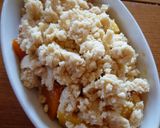 秋の味覚❁柿とりんごのクランブル作り方7写真