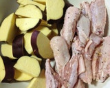 さつまいも・鶏スペアリブで☆素揚げ焼き作り方4写真