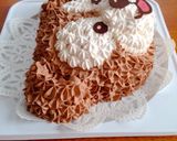 可愛い♪ダッフィーの立体ケーキ♡作り方24写真