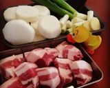 豚バラと大根の照り煮♪作り方2写真