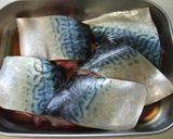 サバの黒酢ソテー✿甘味噌キャベツ添え♫作り方2写真