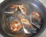 サバの黒酢ソテー✿甘味噌キャベツ添え♫作り方6写真