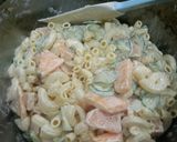 柿とマカロニのサラダ作り方8写真
