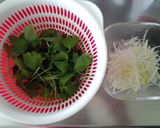なめ茸と三つ葉のふわふわ卵(丼にも)作り方1写真