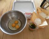 抹茶ロールケーキ作り方1写真