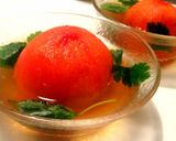 冷たい！トマトのお吸い物風作り方4写真
