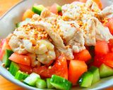 蒸し鶏のサラダ～アーモンド和え～作り方6写真