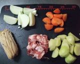 肉じゃが　カレー風味作り方1写真