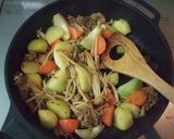 肉じゃが　カレー風味作り方5写真