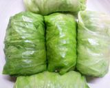 オクラとコーンと鶏肉のロールキャベツ作り方3写真