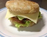 照り焼きチキンとチーズのライスバーガー作り方5写真