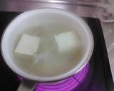 とろろ昆布と天かすで湯豆腐作り方1写真