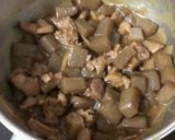 ひね鶏の土手煮作り方8写真