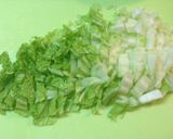 白菜とリンゴのハムサラダ♪生姜醤油風味作り方1写真