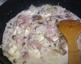 たっぷりきのこのクリームチーズパスタ作り方7写真