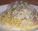 たっぷりきのこのクリームチーズパスタ作り方9写真