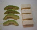 アボカドと豆腐のスモークサーモン巻き作り方1写真