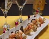 大黒本しめじの海老巻きのハーブオイル焼き作り方7写真