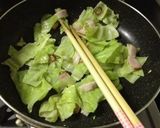 キャベツとベーコンのペペロンチーノ♡作り方5写真