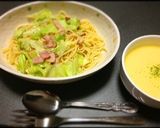 キャベツとベーコンのペペロンチーノ♡作り方8写真